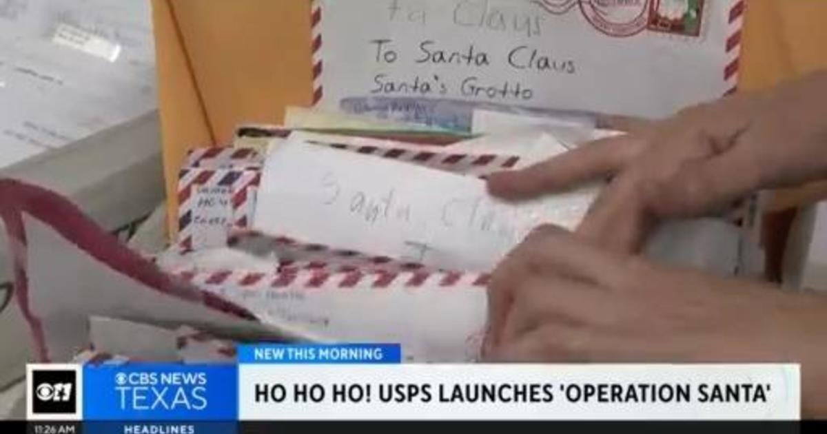 USPS launches "Operation Santa" CBS Texas