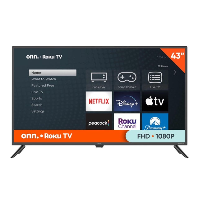 onn. 43" Class FHD (1080P) LED Roku Smart TV