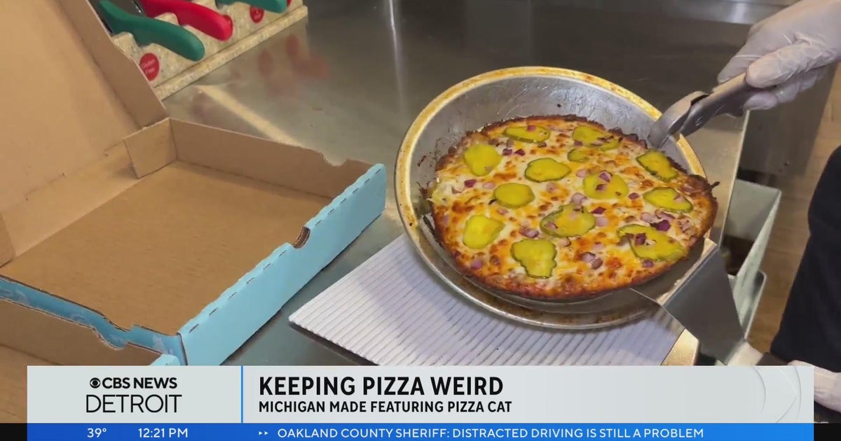 Michigan Made Keeping pizza weird at Pizza Cat in Oak Park CBS Detroit