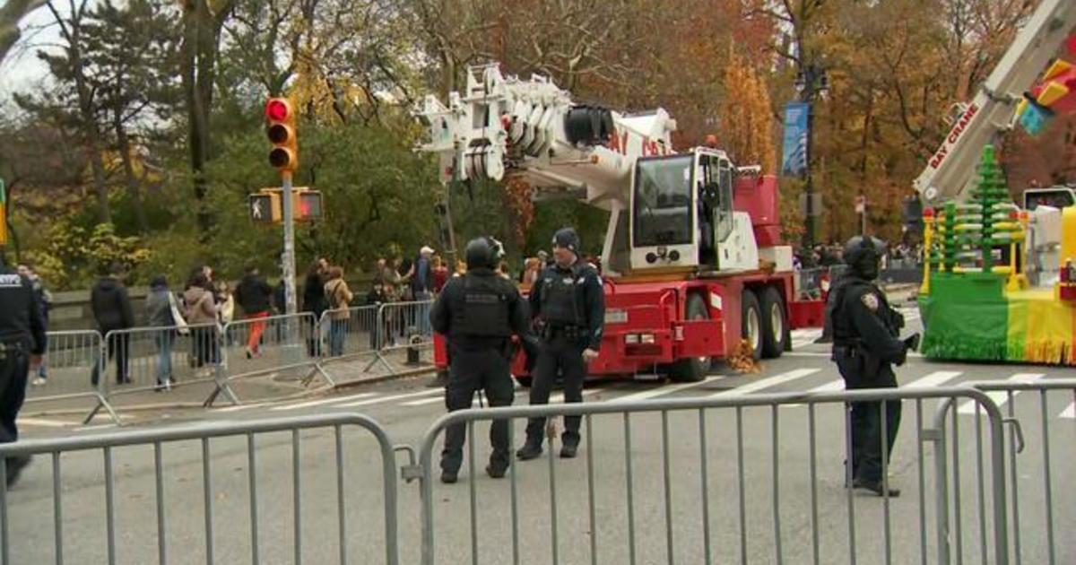 NYPD ramps up security for Macy's Thanksgiving Day Parade CBS News