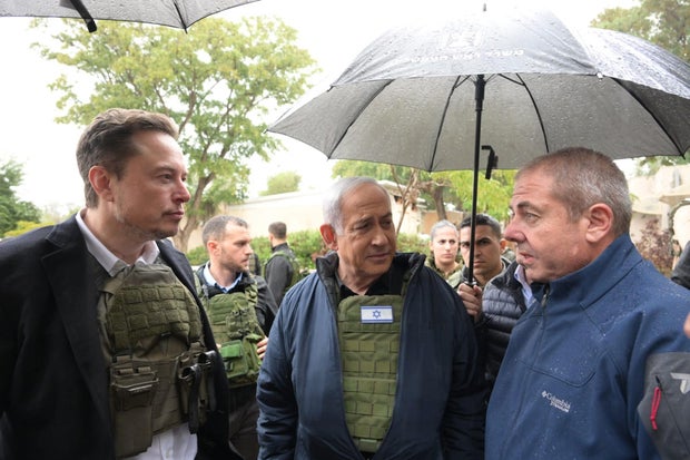 Elon Musk visits Israel amid discussions on Starlink service in Gaza