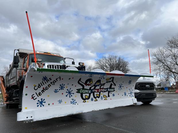 Macomb County partner with school to paint snowplow 