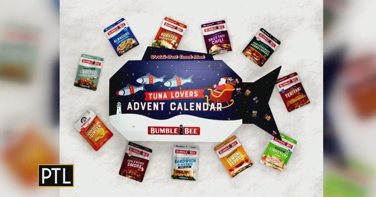 David's Christmas gift A tuna Advent calendar CBS Pittsburgh