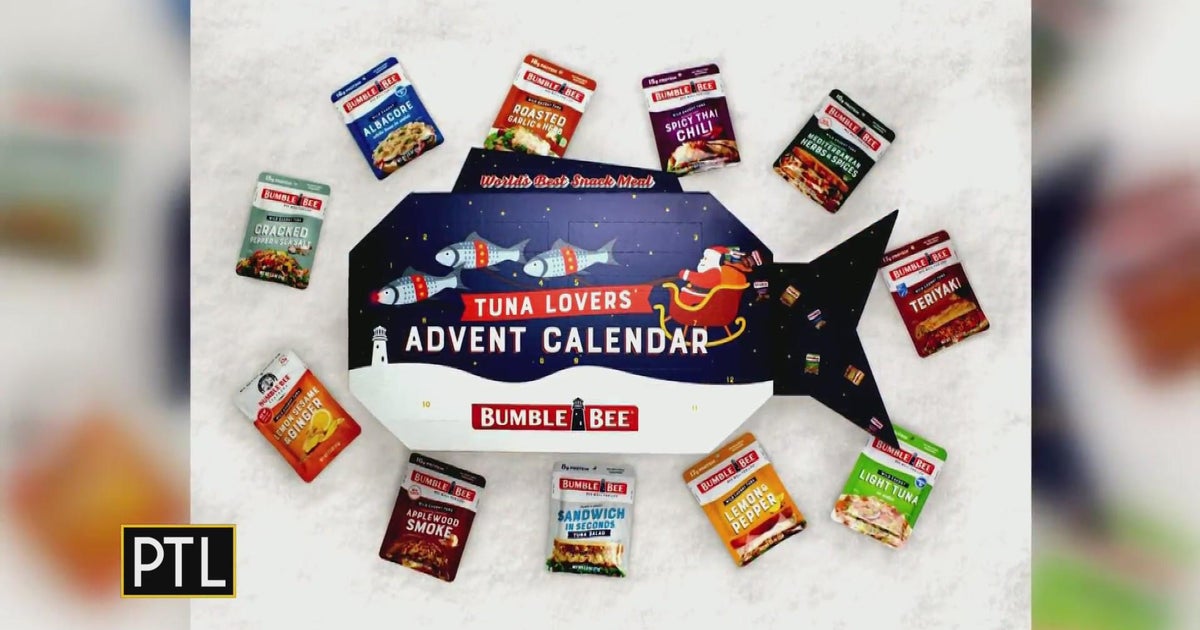 David's Christmas gift A tuna Advent calendar CBS Pittsburgh