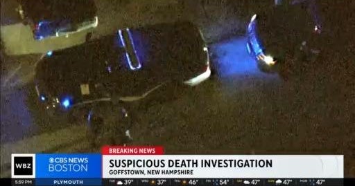 Police investigating suspicious death in Goffstown, NH CBS Boston