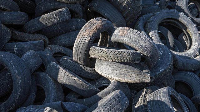 Environmental desaster - old tires 