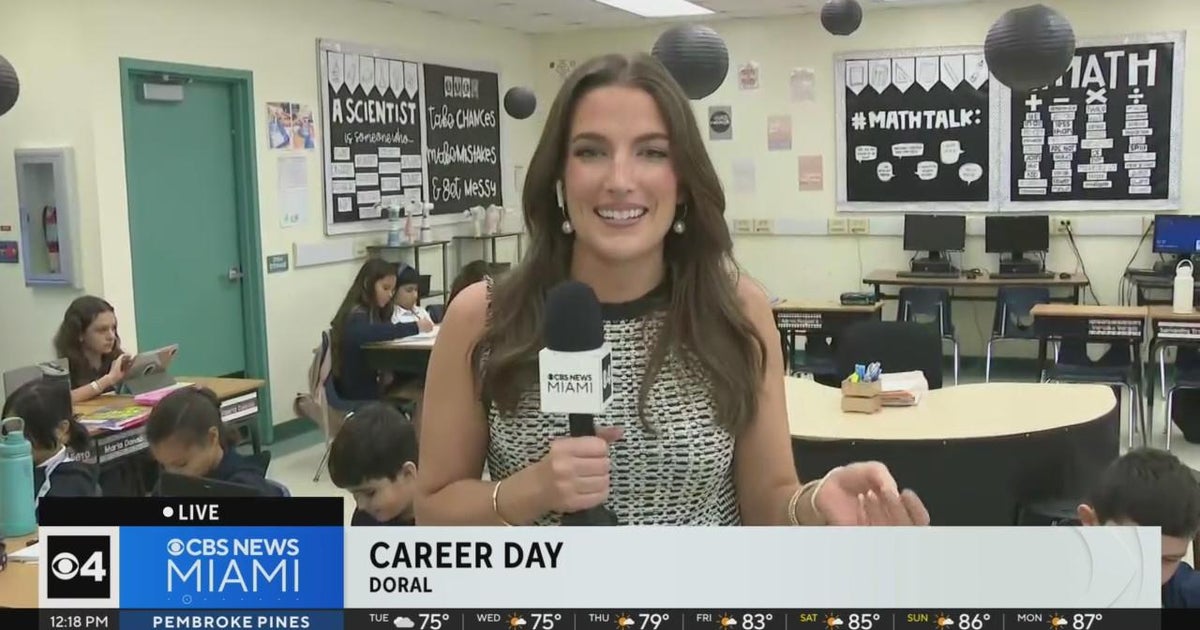 Following Weather conditions meteorologist KC Sherman took component in Job Day at Eugena B. Thomas K-8 college