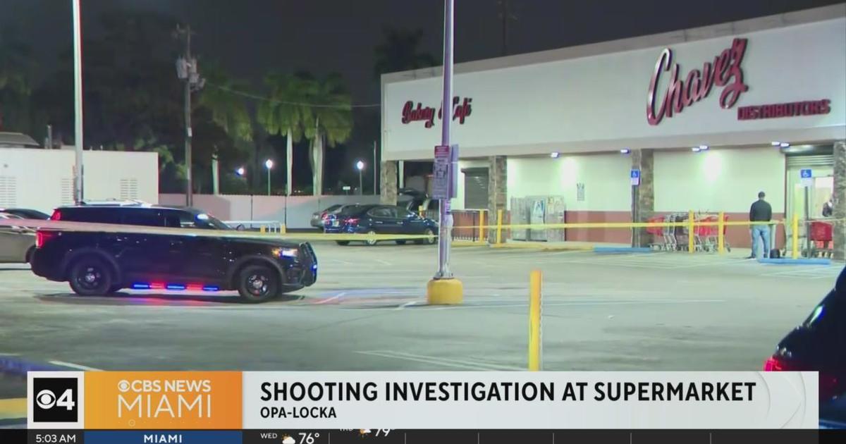 Law enforcement investigate shooting at Opa-locka grocery store
