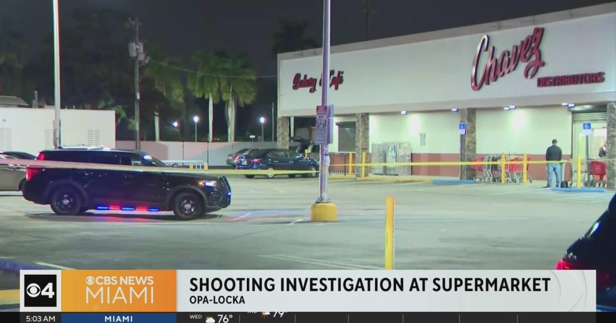 Law enforcement investigate shooting at Opa-locka grocery store Law enforcement investigate shooting at Opa-locka grocery store