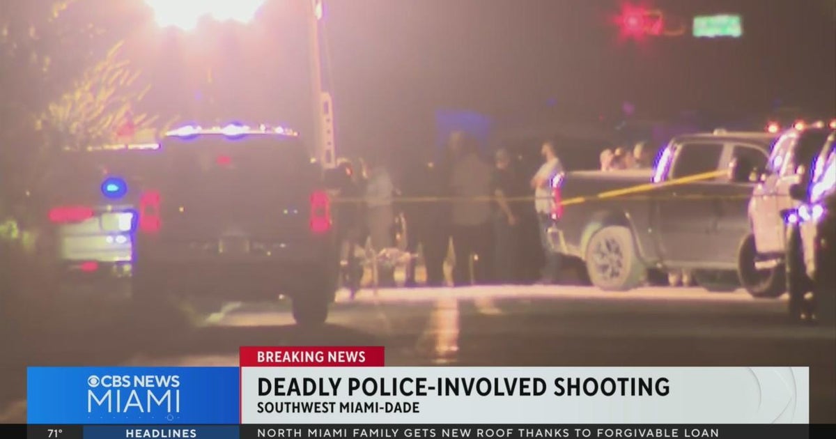 Fatal police-involved shooting under investigation - CBS Miami