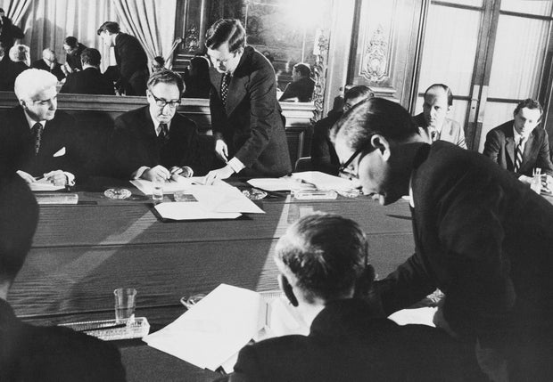 Henry Kissinger and Le Duc Tho