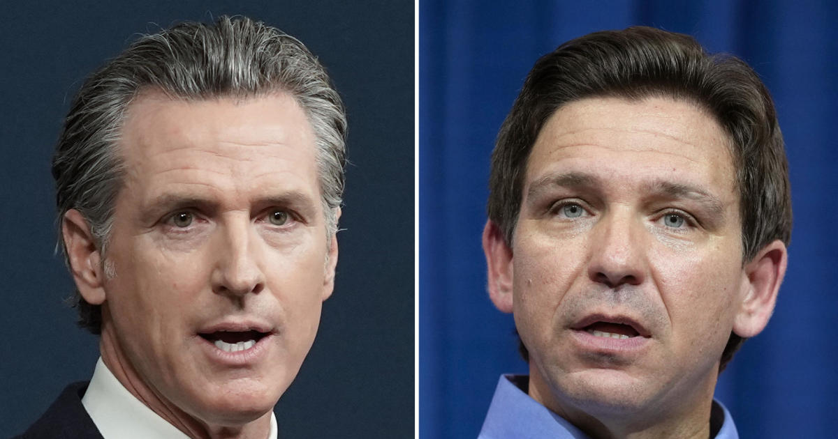 Governors Ron DeSantis, Gavin Newsom to face off in unusual debate today