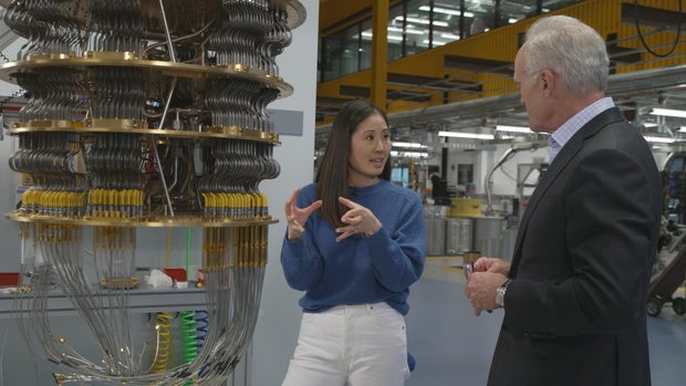 Charina Chou and Scott Pelley