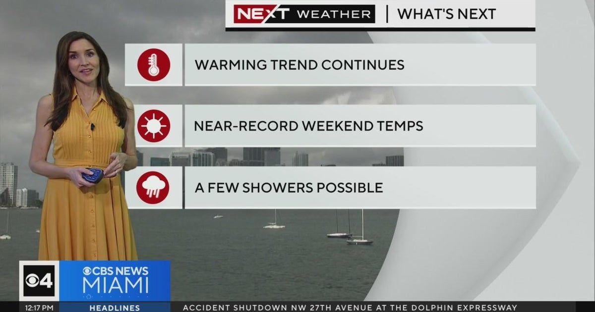 Miami Weather for Friday 12/1/2023 12PM - CBS Miami