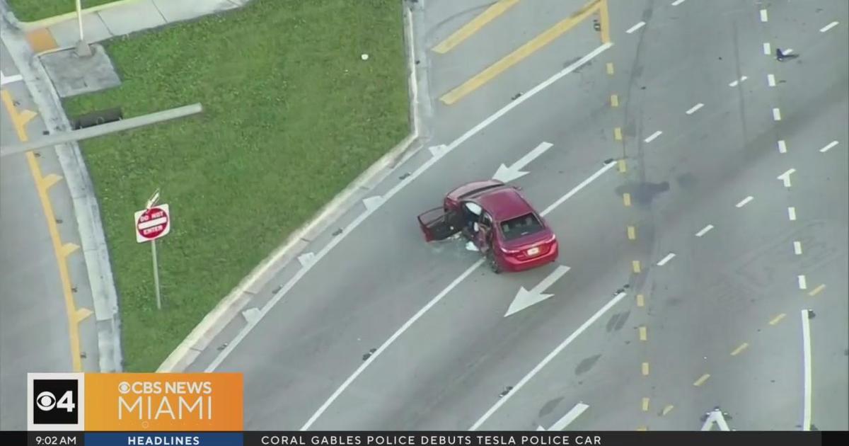 A person man or woman hurt in hit and run crash on NW 27th Ave. in close proximity to Dolphin Expressway