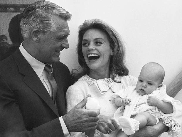 Cary Grant, Dyan Cannon, and Daughter 