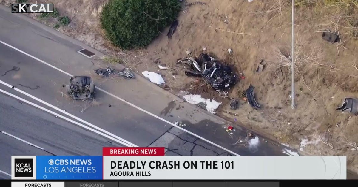 1 dead following violent crash on 101 Freeway in Agoura Hills CBS Los