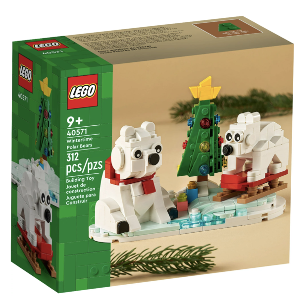 Lego wintertime polar bears 