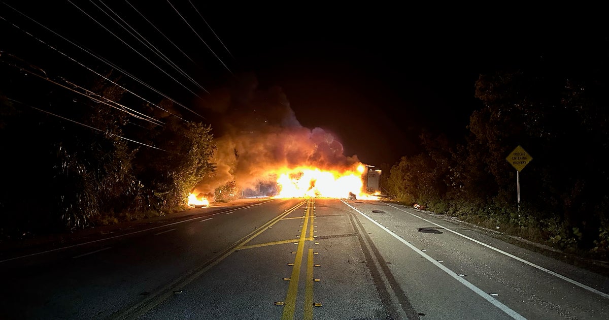Deadly, fiery major rig crash snarls website traffic on US 1 in lessen Florida Keys Deadly, fiery major rig crash snarls website traffic on US 1 in lessen Florida Keys