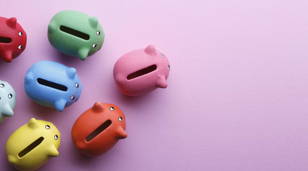 Colorful Piggy Banks 