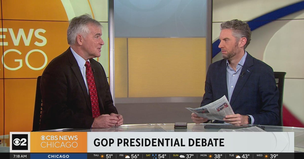 At look at the GOP presidential debate - CBS Chicago