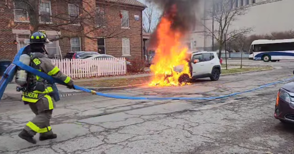 VIDEO: Ann Arbor firefighters put out vehicle fire