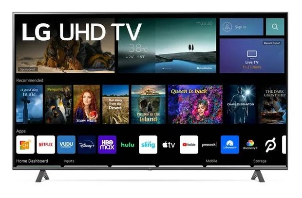 LG 70" Class 4K UHD 2160P webOS Smart TV