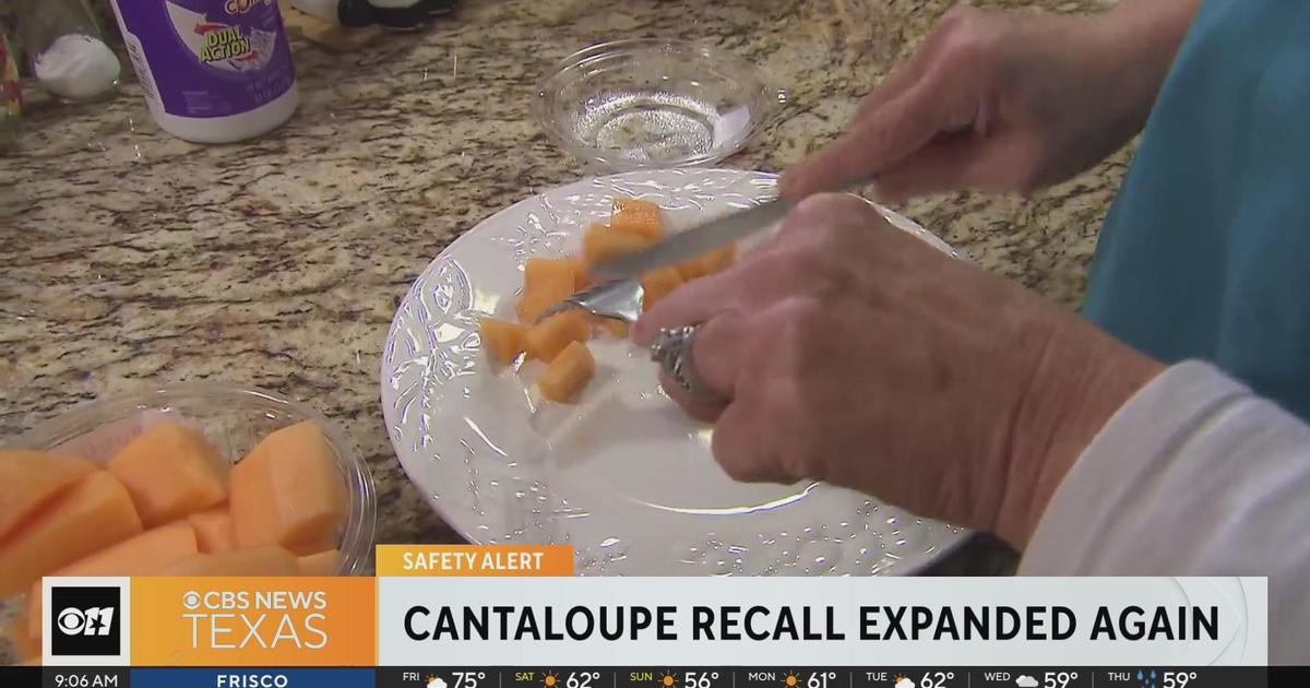 Cantaloupe recall expanded again CBS Texas