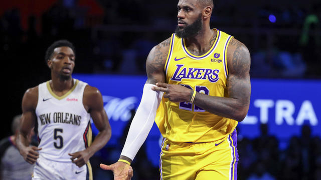 Pelicans Lakers Basketball 