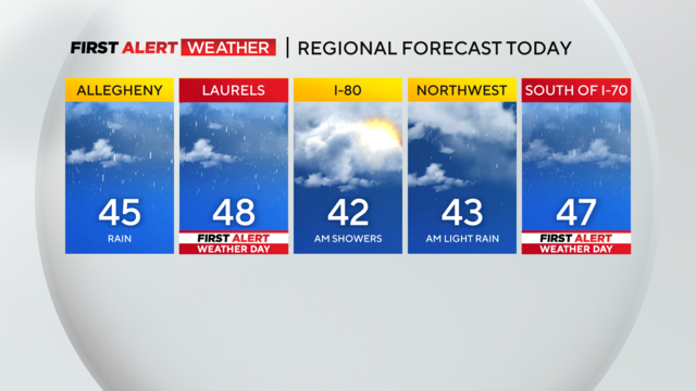 First Alert Weather: Rain turns to snow on Sunday - CBS Pittsburgh