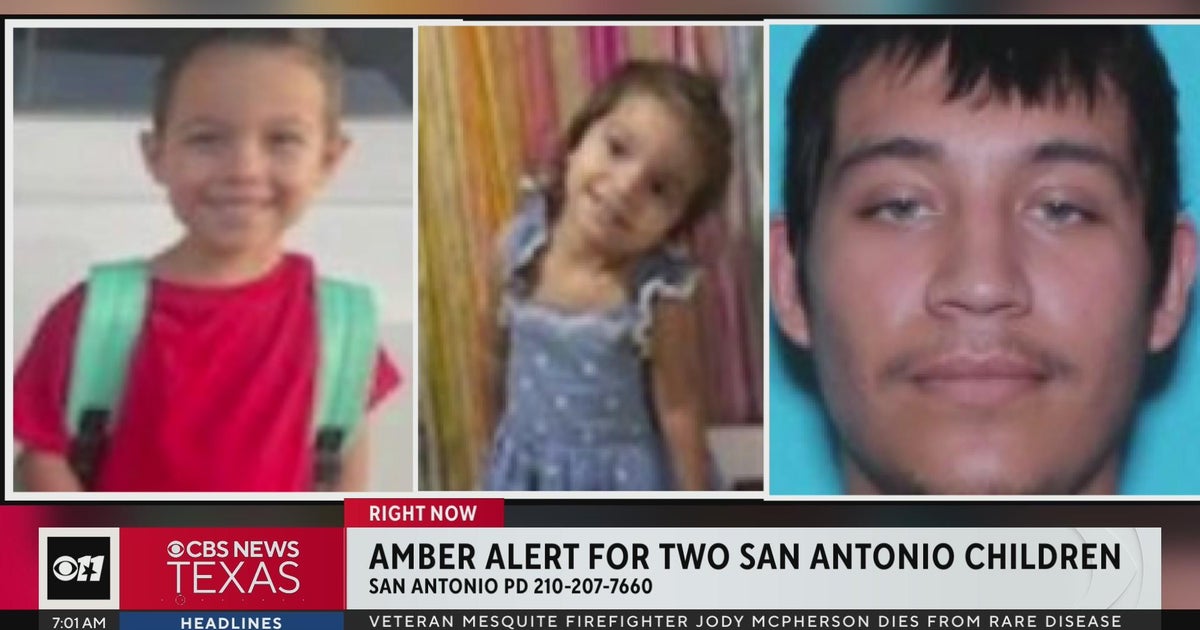 Amber alert for two small children in San Antonio - CBS Texas