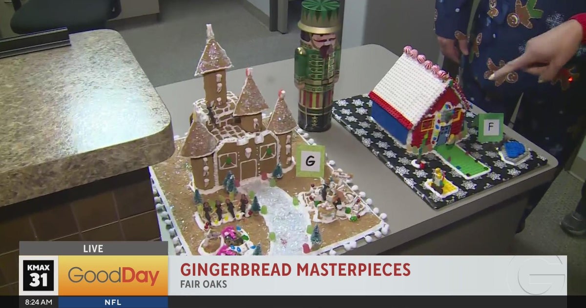 Gingerbread house competition at Orcutt Family Dentistry! Good Day