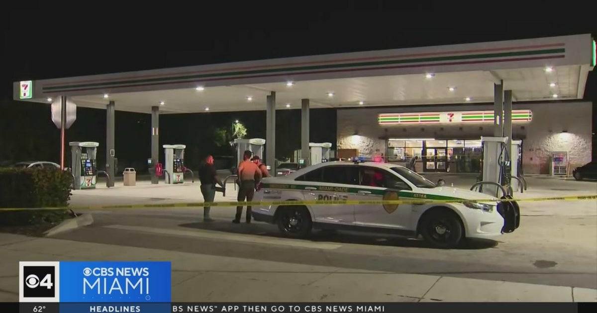 Man shot at gas station in SW Miami-Dade - CBS Miami