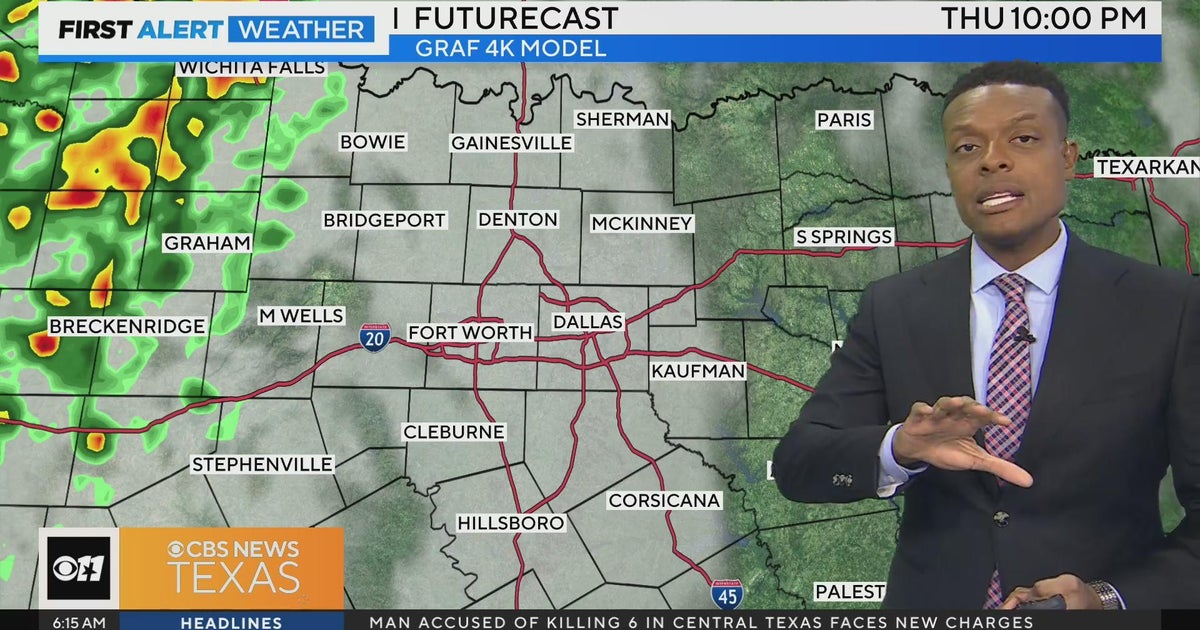 Rainy days ahead for North Texas - CBS Texas