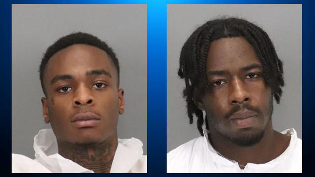 San Jose burglary suspects Daemori Hunt and Dametrius Batchelor 