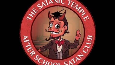 The After School Satan Club's logo, from the Satanic Temple's website 