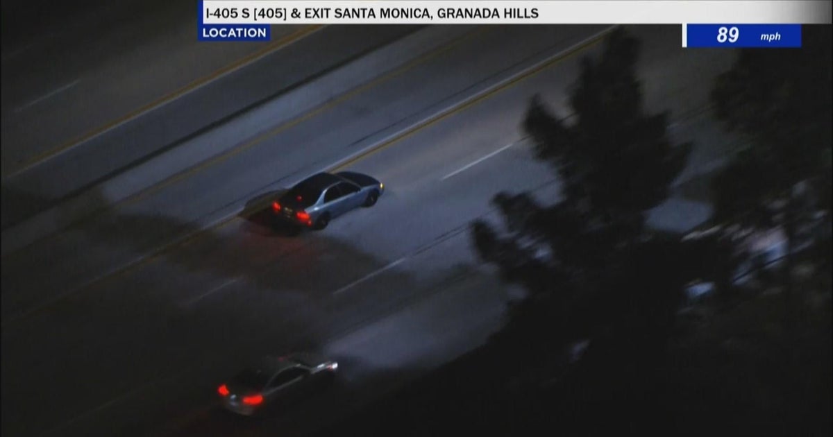 Police chase a possible stolen vehicle that crashed into multiple cars ...