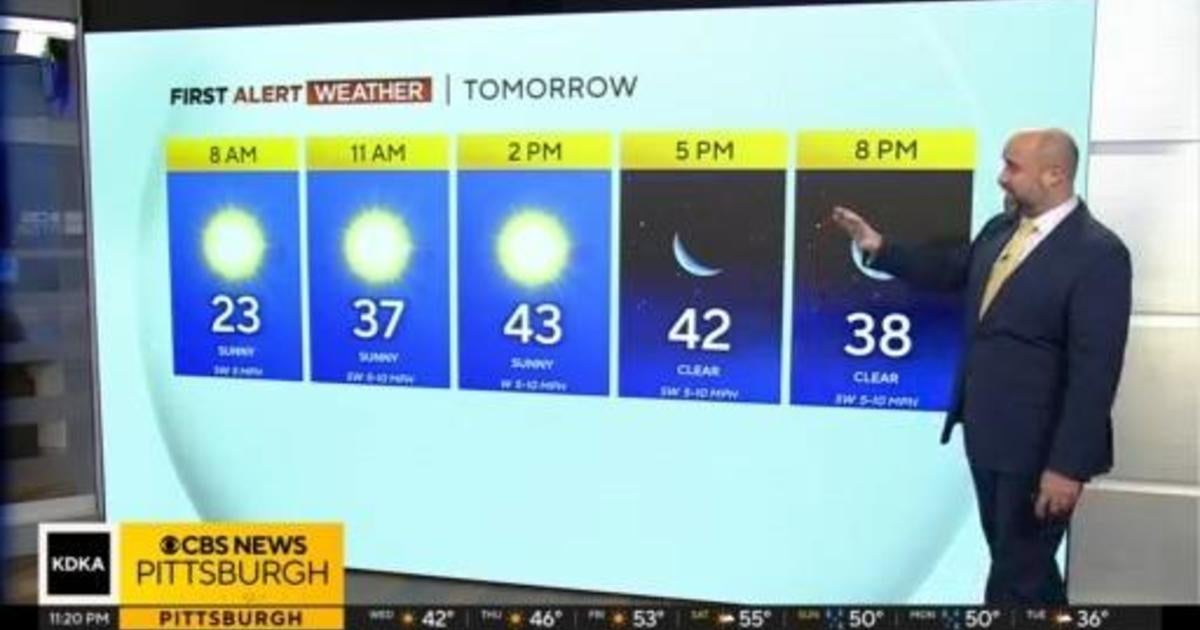 KDKA-TV Nightly Forecast (12/13)