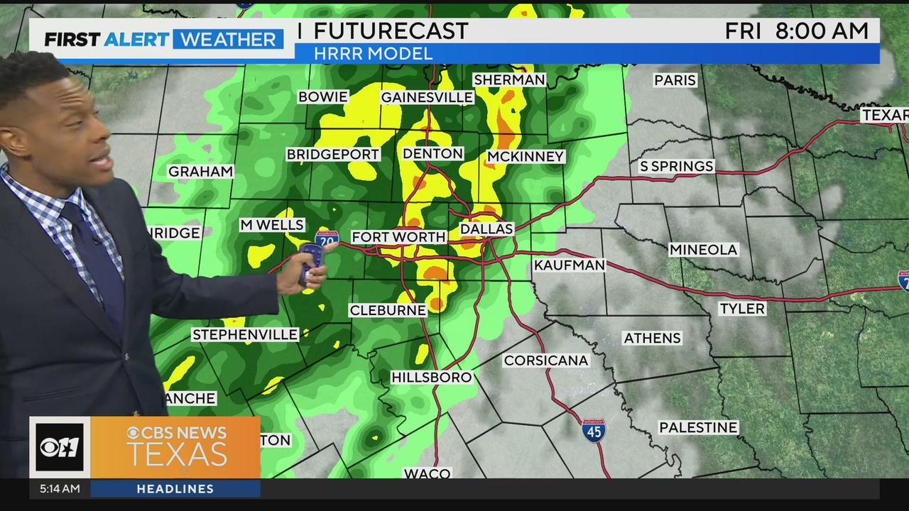 Rain possible for some later today - CBS Texas