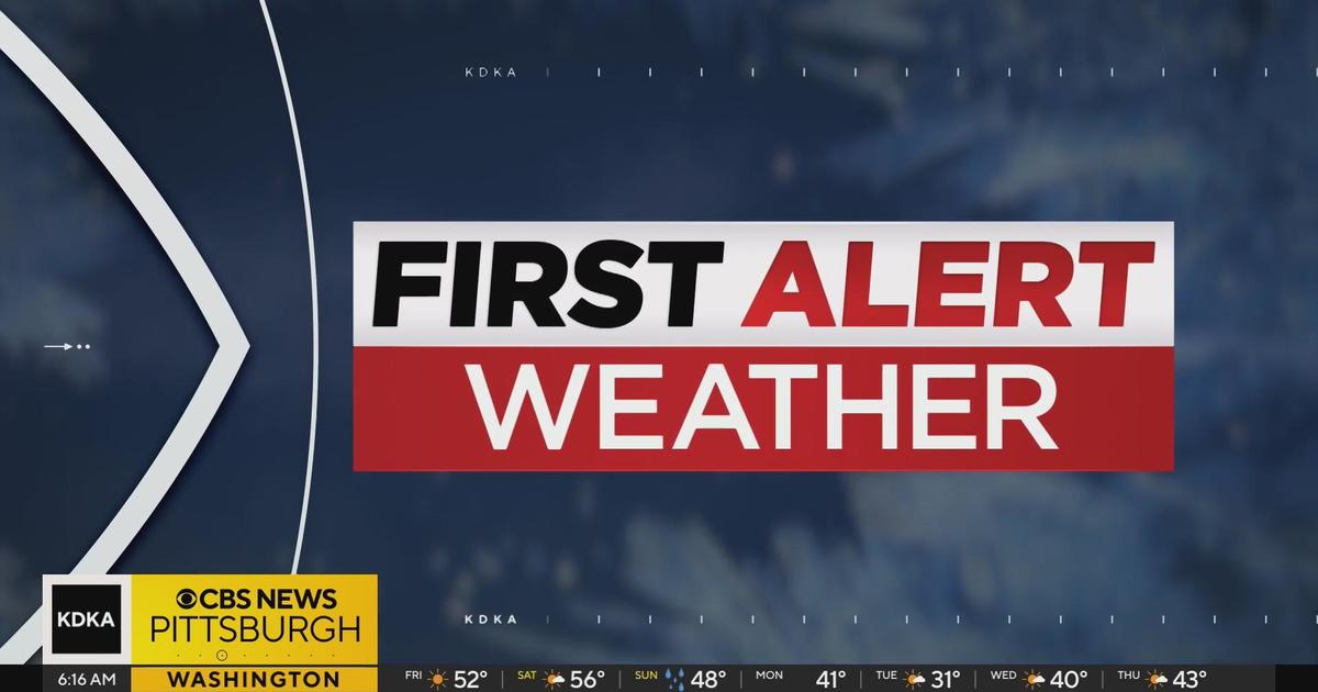 First Alert Weather: Rain turns to snow on Sunday - CBS Pittsburgh