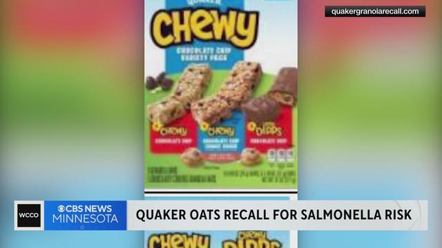 Quaker Oats recalls dozens of products over salmonella risk