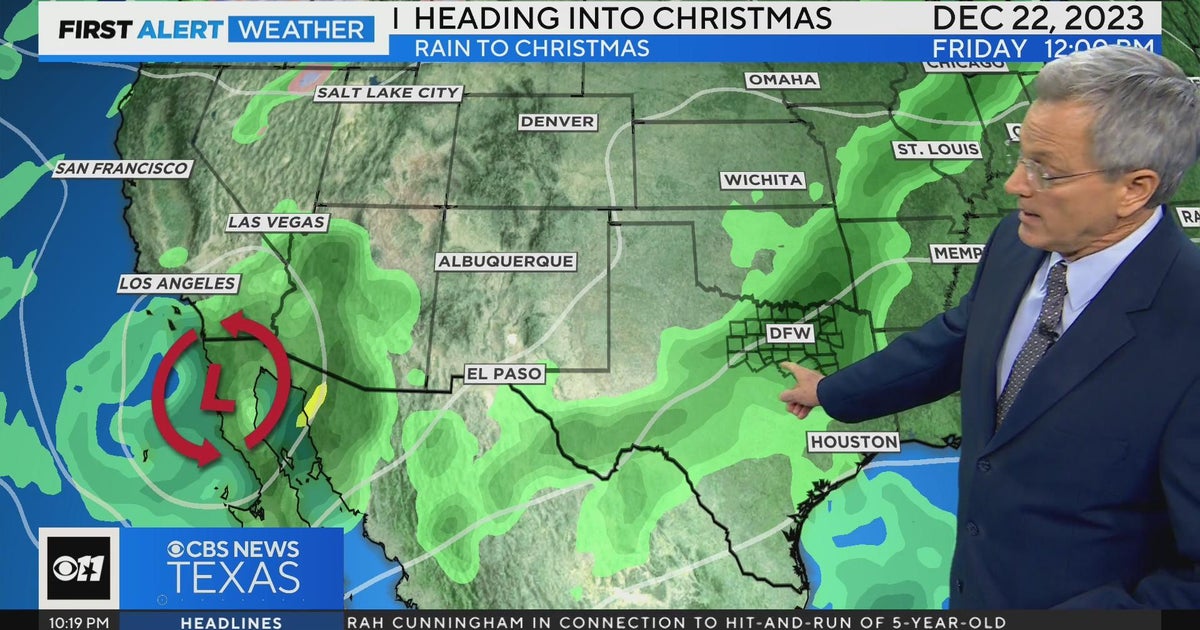 Rain chances return this week as winter begins - CBS Texas