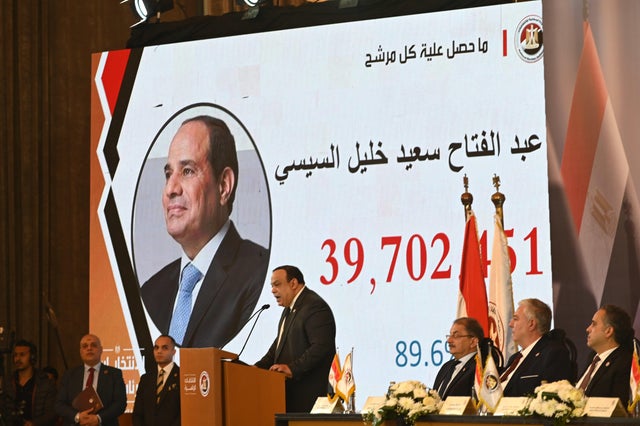 Egyptian President el-Sisi wins re-election 
