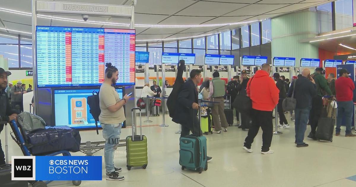 Travelers stuck at Logan after planes grounded due to high winds