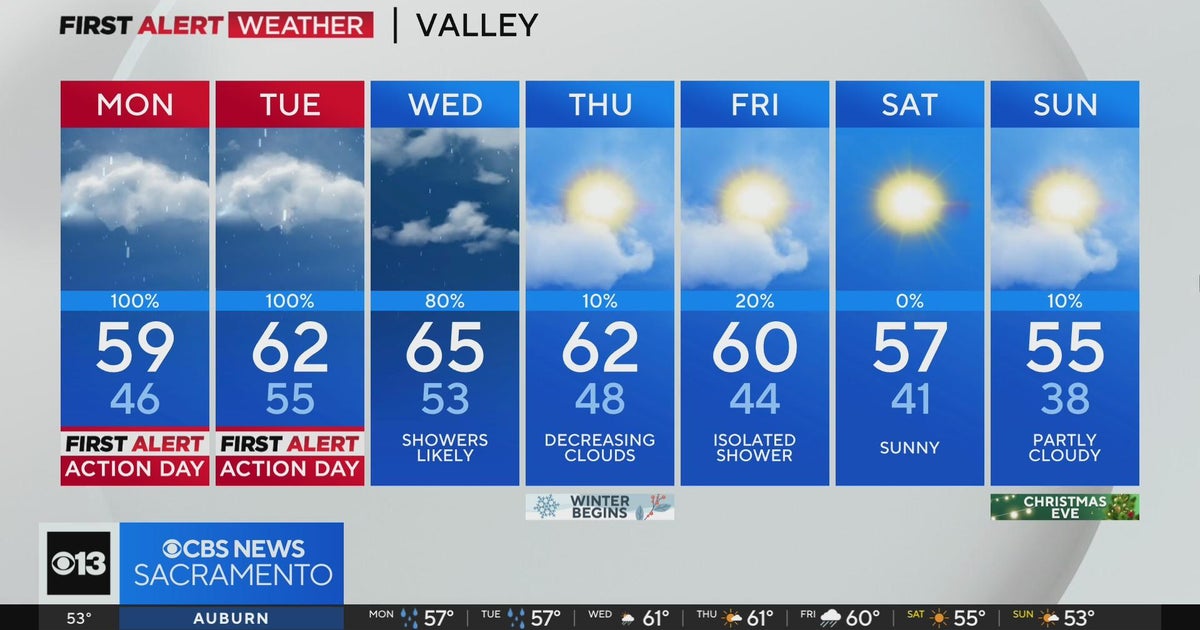 Monday afternoon weather forecast - Dec. 18, 2023