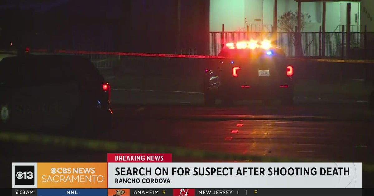 Search on for suspect after shooting death in Ranch Cordova