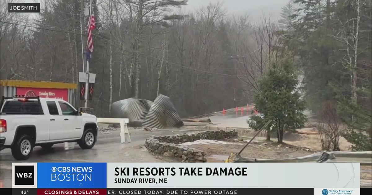 Sunday River ski resort closed due to major flooding damage