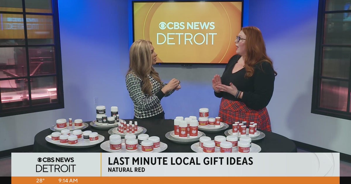 Last-minute gift ideas from Natural Red - CBS Detroit