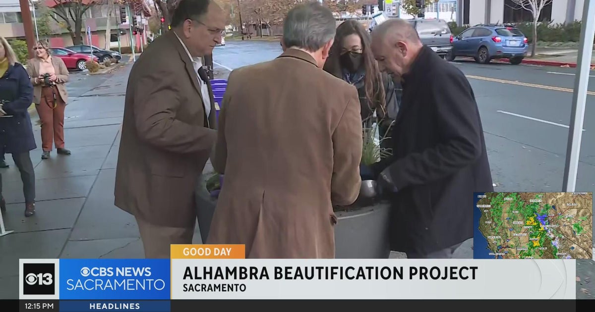 Dignitaries celebrate completion of Alhambra Boulevard beautification project