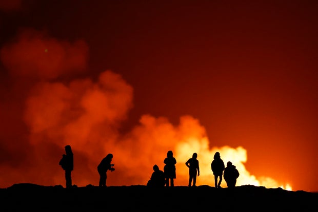 Volcano Erupts On Iceland's Reykjanes Peninsula